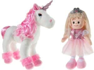 Heunec® Kuscheltier »Einhorn und Prinzessin 40cm«