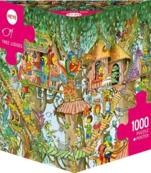 HEYE Puzzle »Tree Lodges - Korky Paul«