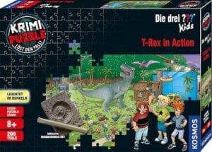 Kosmos Puzzle »Krimipuzzle Die drei ??? Kids T-Rex in Action«