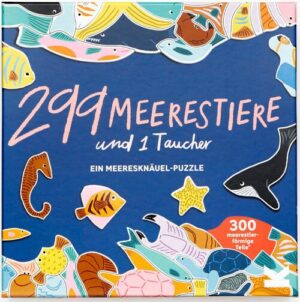 Laurence King Puzzle »299 Meerestiere und 1 Taucher«