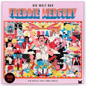 Laurence King Puzzle »Die Welt des Freddie Mercury«