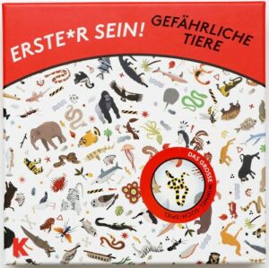 Laurence King Spiel »Erste*r sein! Gefährliche Tiere«