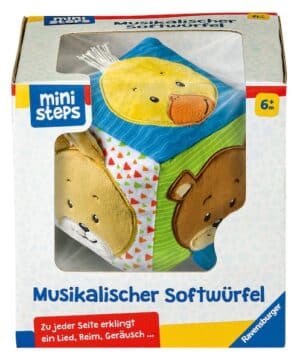 Ravensburger Greifspielzeug »ministeps® Musikalischer Softwürfel«