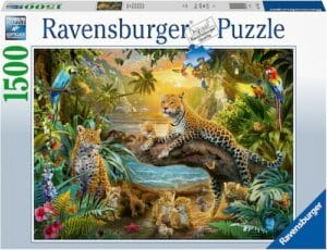 Ravensburger Puzzle »Leopardenfamilie im Dschungel«