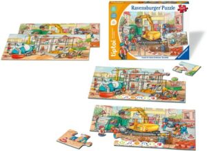 Ravensburger Puzzle »tiptoi® Puzzle für kleine Entdecker: Baustelle«