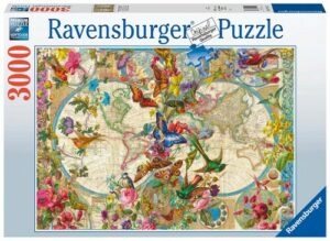 Ravensburger Puzzle »Weltkarte mit Schmetterlingen«