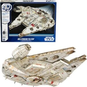 Spin Master 3D-Puzzle »4D Build - Star Wars - Millennium Falcon Raumschiff«